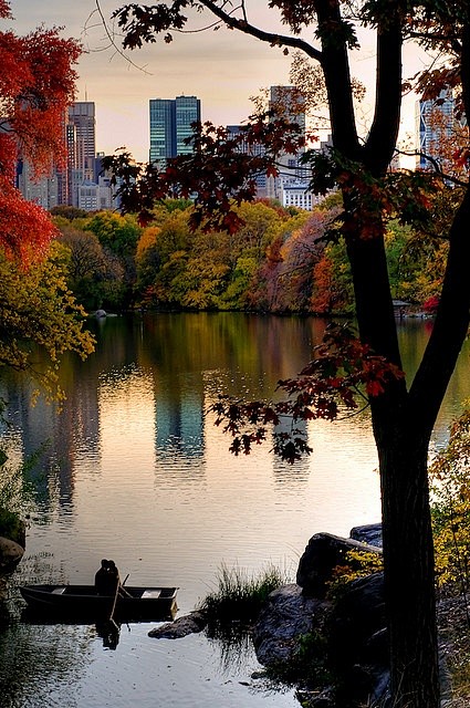 秋季，纽约市中央公园