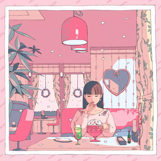 日本插画师 HAI aorkgk  | ...