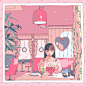 日本插画师 HAI aorkgk  |  女孩日常插画 : 小爱酱插画分享丨第1期日本插画师 HAI aorkgk   aorkgk.tumblr.com这位来自日本