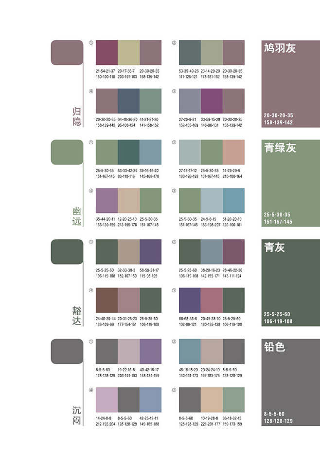 经典配色方案 - 设计经验技巧知识分享 ...