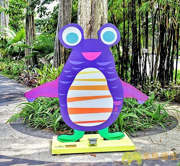 2015年新加坡滨海湾花园的怪物咖立体喷...