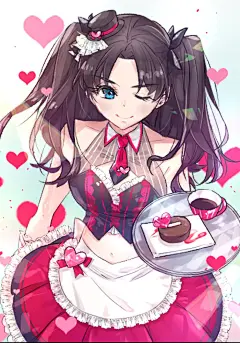 【来源P站，侵删】遠坂凛

远坂凛，在Fate系列作品皆有出场，《Fate/stay night》(《FSN》，《命运守护之夜》)的女主角之一。魔道之名门·远坂家的现任当主，是第四次圣杯战争参与者远坂时臣的女儿。参加第五次圣杯战争，并命运般地将卫宫士郎的未来英灵“英灵卫宫”召唤为Archer。 擅长使用远坂家流传的转换魔术，身为魔术师拥有极优秀的资质和能力。空手技相当强。凛在登场人物中是比较成熟完美的人，同时也是一个让人感到各种可能性的角色。  其他名称：红色恶魔。
动漫二次元/原创/同人画/插画/手绘/