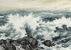 海浪 波涛 iPad壁纸