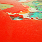 Sedimentum : series of terrains shaped by color.