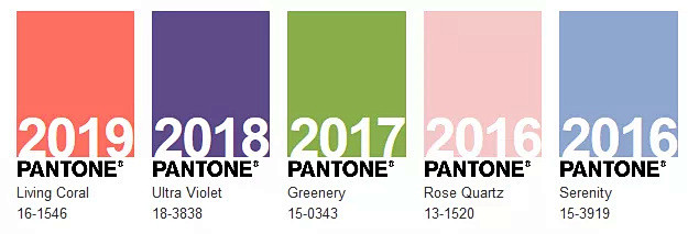 2020年度潘通色也太蓝了大设计topys