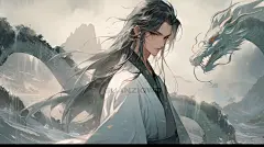 古风神话青龙壁纸