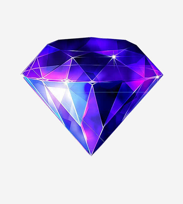 钻石高清素材 炫彩钻石 紫色钻石 紫钻 ...