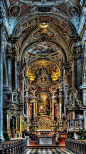 Church of a monastery in Vienna, Austria by pedro lasta