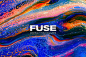 潮流丙烯酸流体颜料大理石纹理细胞神经纹理背景素材 Fuse: Abstract Paint Textures