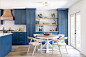 Inspiration for a transitional dining room remodel in Austin