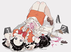 脑壳爆炸采集到线稿