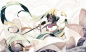 Anime 2200x1342 anime anime girls long hair closed eyes singer microphone