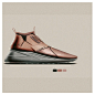 #Sneaker Art# 球鞋设计师Mattias Borg笔下的各种还在设计阶段的鞋款，说不定以后某些品牌的量产鞋就会出现这些设计图的影子~images via vhshipster ​​​​