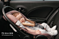 可爱的婴儿睡在汽车内的儿童安全座椅上,Adorable baby sleeping in child safety seat inside of car - 图虫创意-全球领先正版素材库-Adobe Stock中国独家合作伙伴
