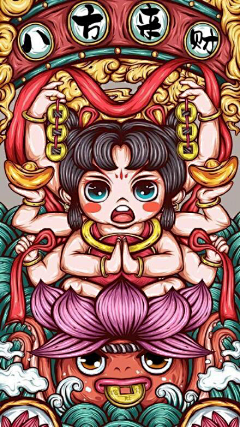 一片菠菜采集到插画