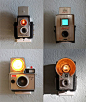 Vintage Cameras turned into nightlights
