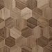 Rubiera Stone King Wood Nut 10x11 Hexagon. Also available in 6x36 and 3x14 planks.