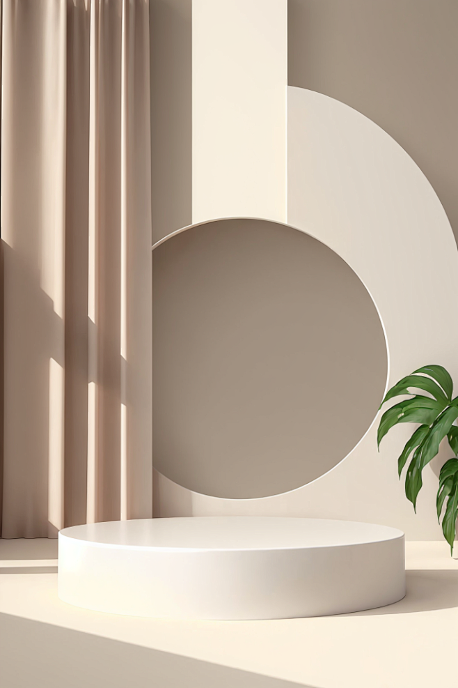 简约主题C4D电商展台背景图
