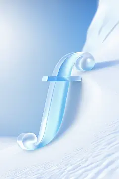 创造力静物清新冰块英文字体模型图片