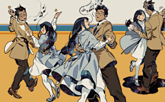 痣勇双全采集到少数名族插画