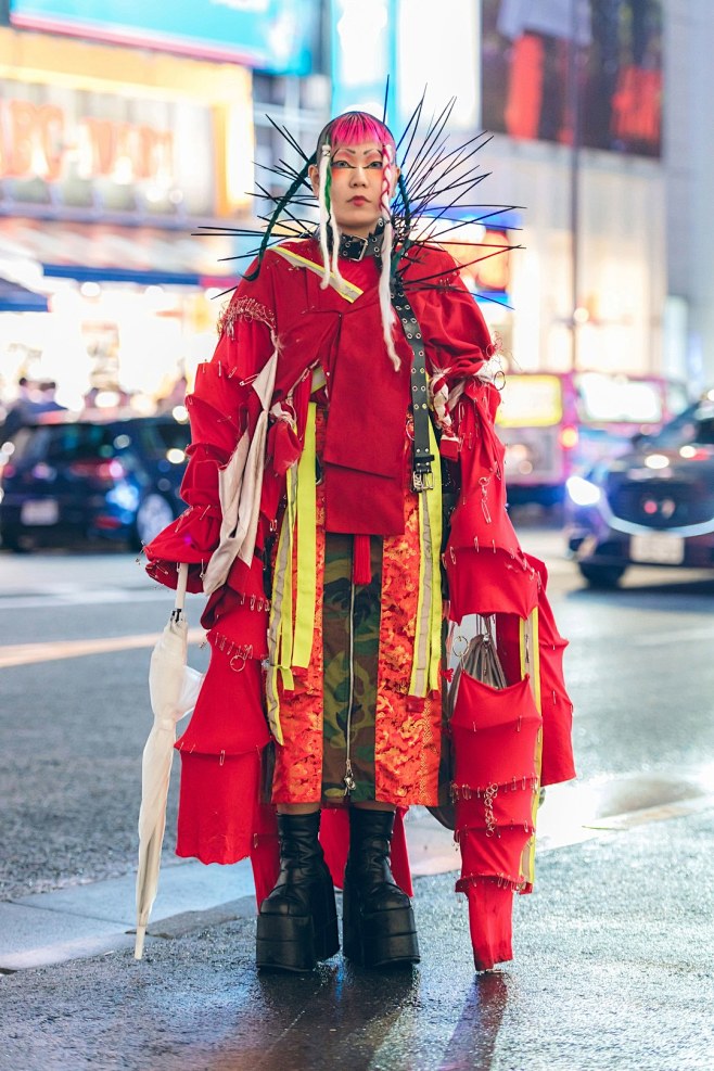 2018春夏东京时装周秀场外街拍