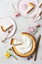 Tender, buttery crust is filled with vibrant Grapefruit and Lemon curd   before being topped with clouds of hand-whipped cream.  Bake this sunny   tart to chase away those winter blues as we await spring's arrival!    It was probably the promise of a zest