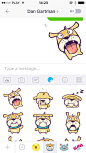 Kik app dan gartman stickers