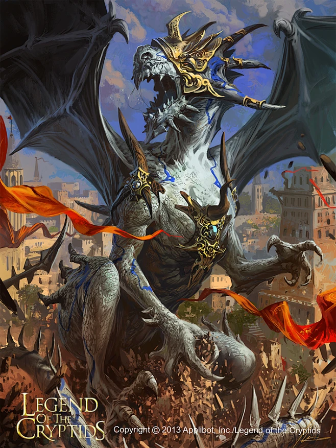 Armored Dragon reg by *neisbeis on deviantART-花瓣网