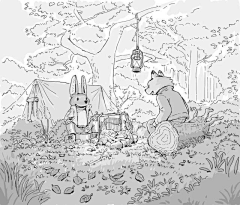 南北东嘻嘻的西采集到插画