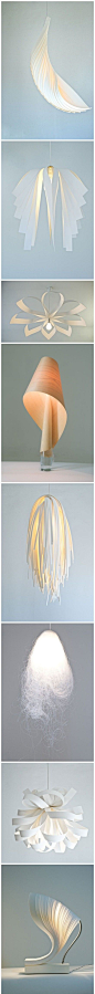 Amazed by the beauty of these limited edition paper lamp, designed by 7gods (n° 2 + 3 ♥): 