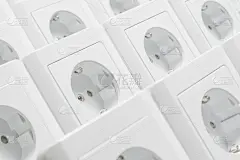 来自电源插座的背景。