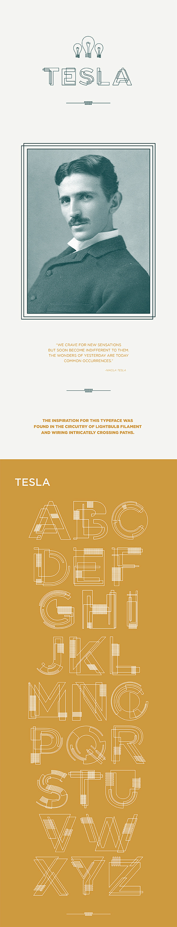 Tesla Font : The ins...