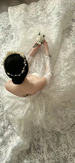 锁屏壁纸分享63#绝美婚纱壁纸 - 小红书