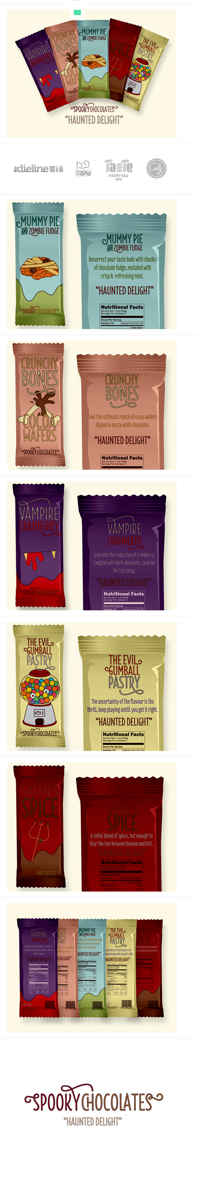 SPOOKY CHOCOLATES巧克力...