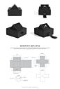Rotating Ring Box – structural packaging design dielines: