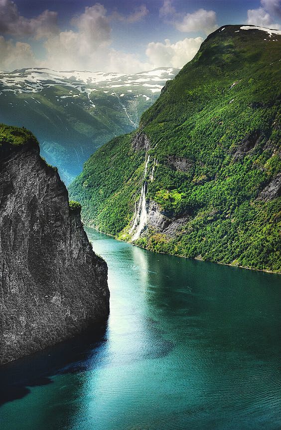 Geiranger, Norway. S...