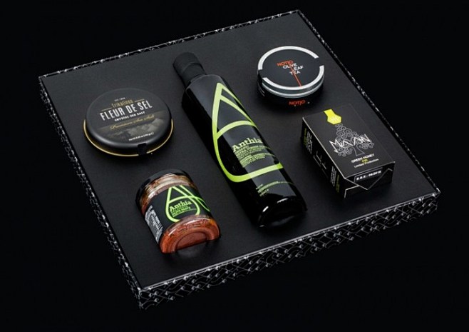 炫酷橄榄油礼品盒包装设计