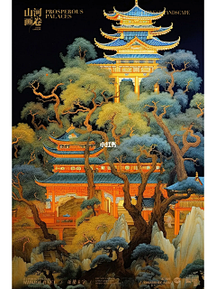 峰慧动画采集到青绿山水