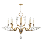 Fine Art Lamps Ice Sculpture Candelabra Chandelier