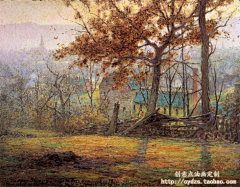 创意点油画采集到印象派画家风景油画装饰
