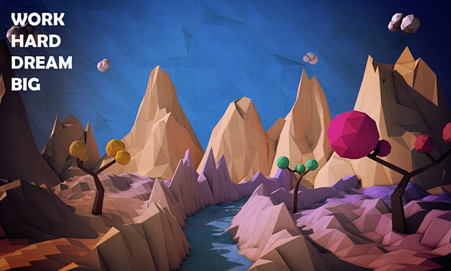 Low-poly : 3D artwor...