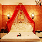 #婚房卧室#  温馨浪漫的婚房卧室装修效果图  