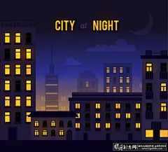背景素材 AI矢量城市夜景 动漫城市夜晚灯光 高楼大厦建筑背景 都市夜色圆月亮插画 卡通城市背景 狼牙创意网_设计灵感图库_创意素材 - 狼牙网 #排版# #色彩# #字体# #素材# #网页# #经典#