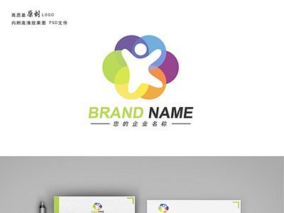 人物教育学校户外体育购物logo