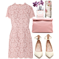 A fashion look from February 2014 featuring Valentino dresses, Valentino pumps and Marie Turnor clutches. Browse and shop related looks.