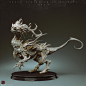 Speedsculpting in 26 days （6/26）Day-F, Zhelong Xu : I do LOVE  龙 麒麟 dragons,And I am satisfy with created this one which have the Beautiful curves.