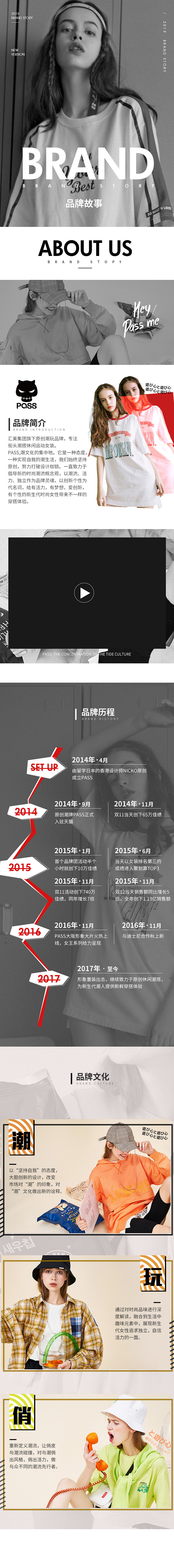 pass潮牌女装品牌故事