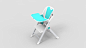 爱贝丽多功能儿童餐椅， 工业设计，产品设计，普象网
