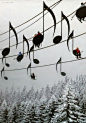 Musical Ski Lift, France