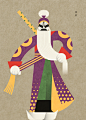 artwork Character Character design  chinese opera cultural culture digital illustration peking opera traditional adobe illustrator